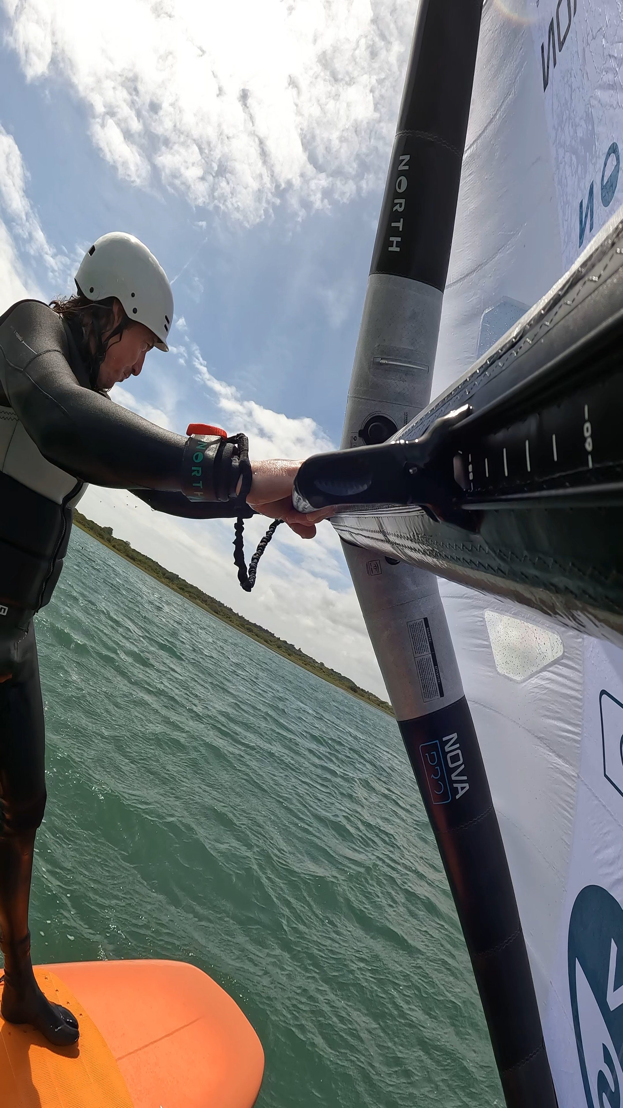 Andy Hooper wing foiling
